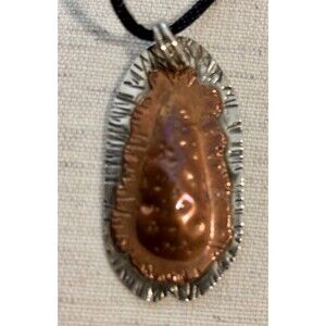 Doug D’Souza Necklace w Copper. 45mm  EUC